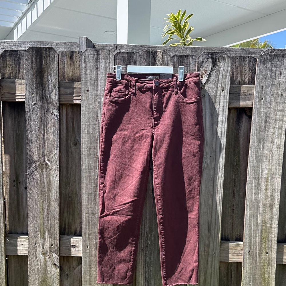 Kut from the Kloth Women's Boot Cut Jeans - Maroon